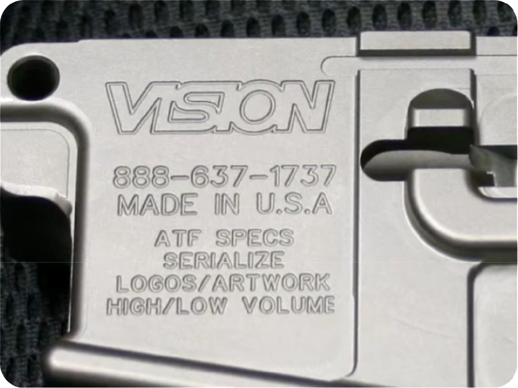 Eksempel på våpenmerking