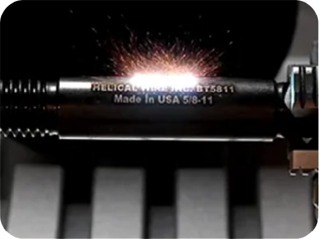 Detalj av lasergravering