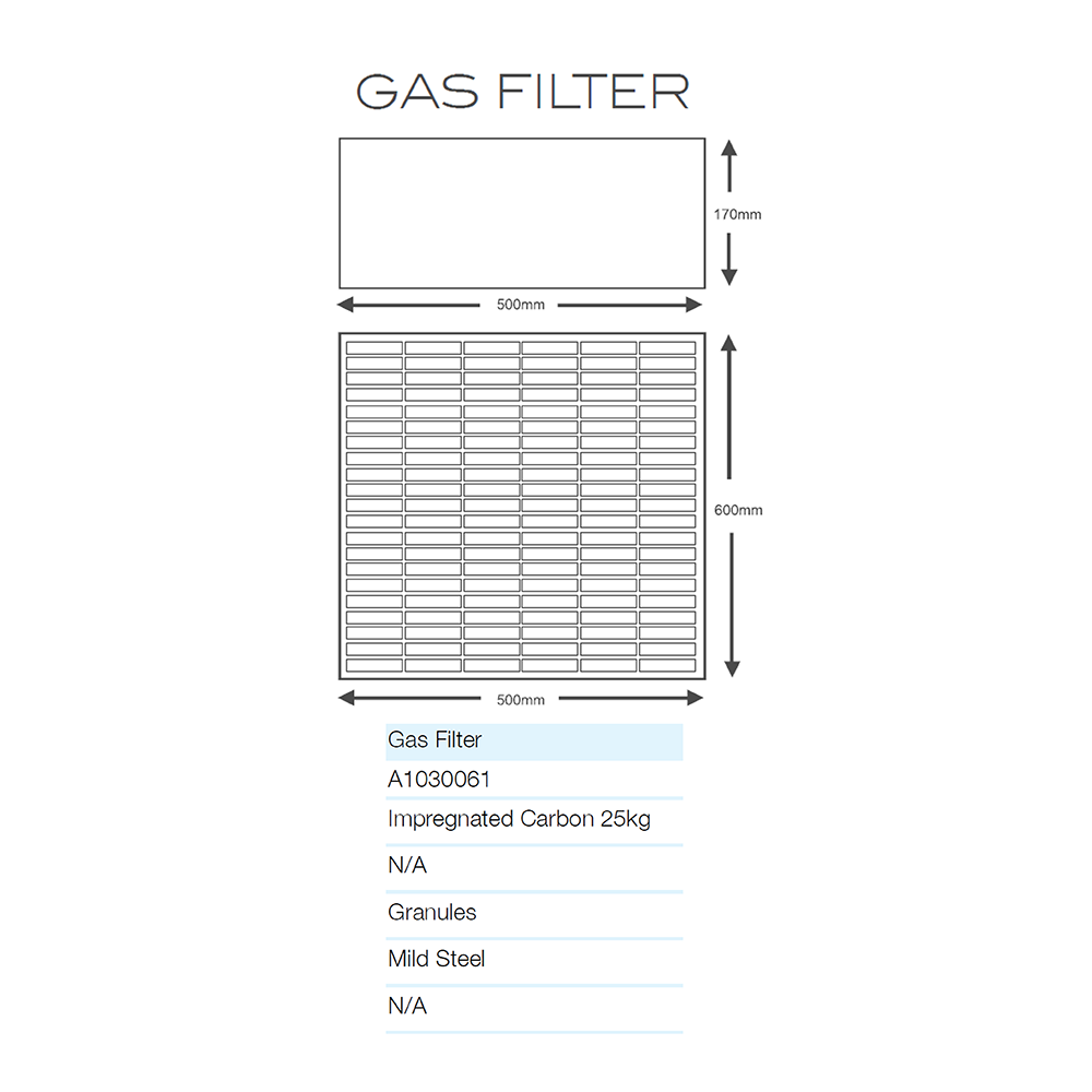 Bofa Filter - Gas - AD500/1000/1500