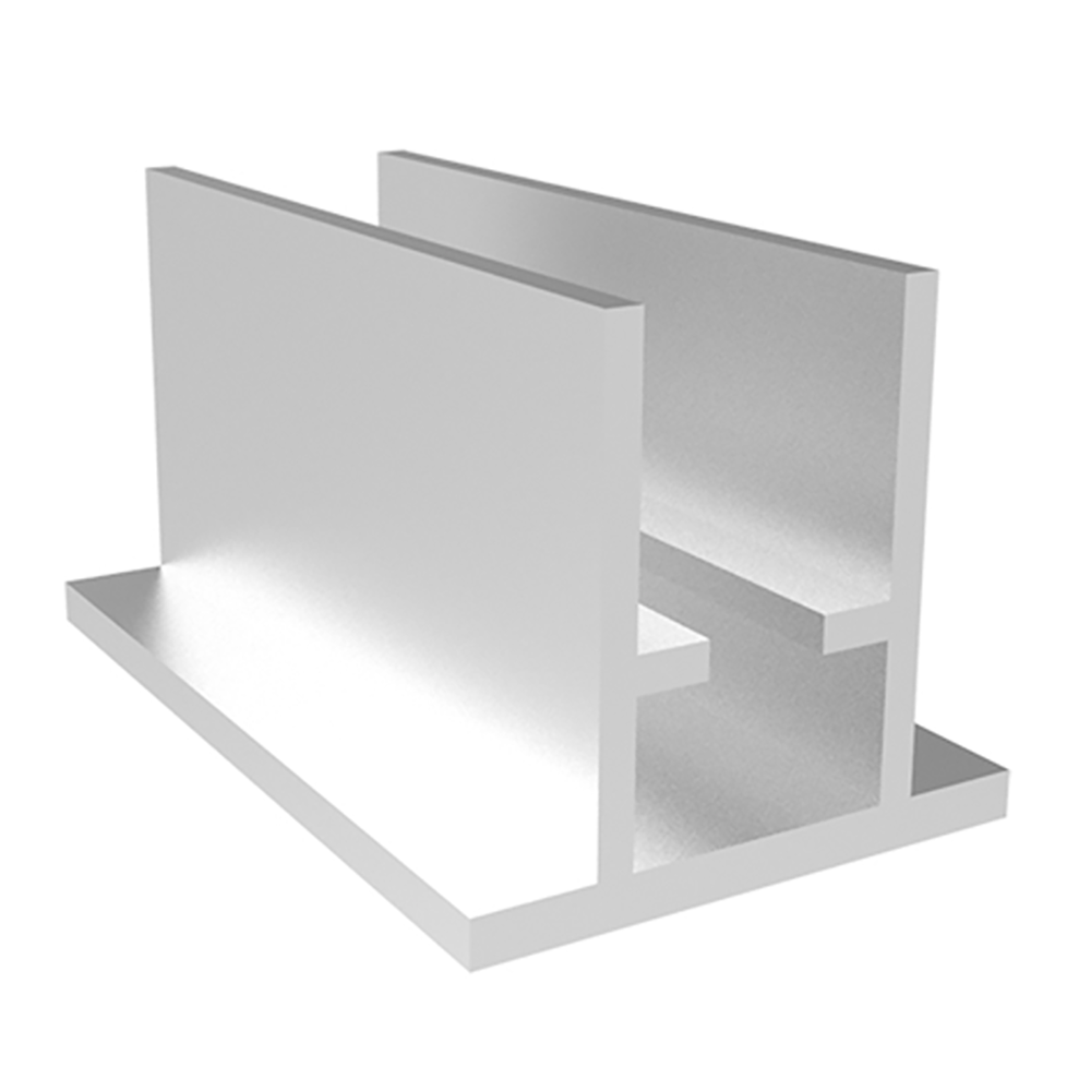 I-Sign Display Slim tosidig Profil 24mm ubehandlet, 5 Mtr