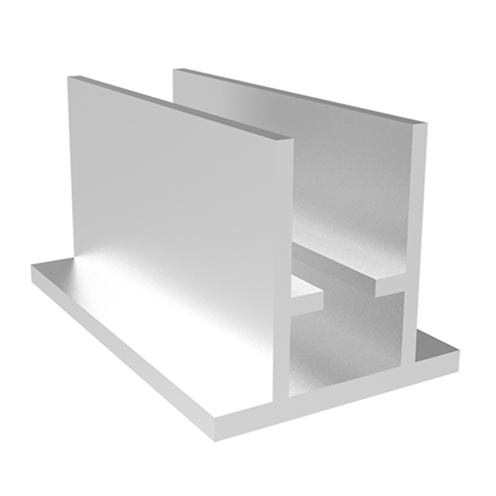 I-Sign Display Slim tosidig Profil 24mm Natur Eloksert, 5Mtr I-Sign Display Slim tosidig Profil 24mm Natur Eloksert, 5Mtr