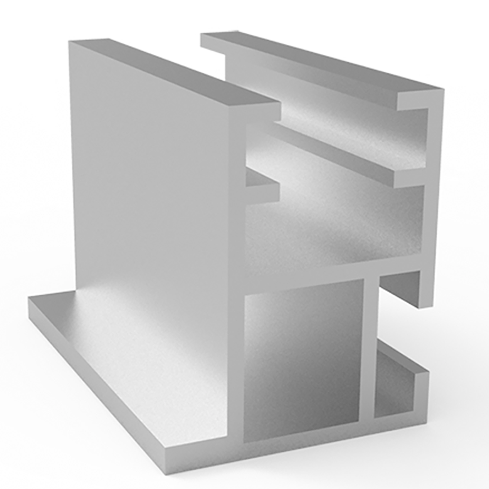 I-Sign Display 25mm ensidig Profil Ubehandlet, 5 Mtr