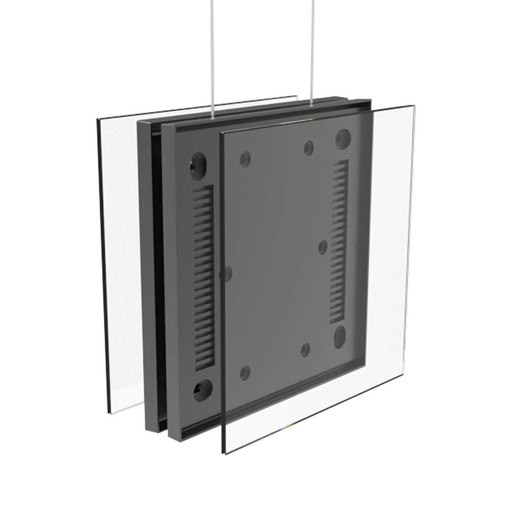 I-Sign ECO-Flex SORT Hengeskilt 150X150MM