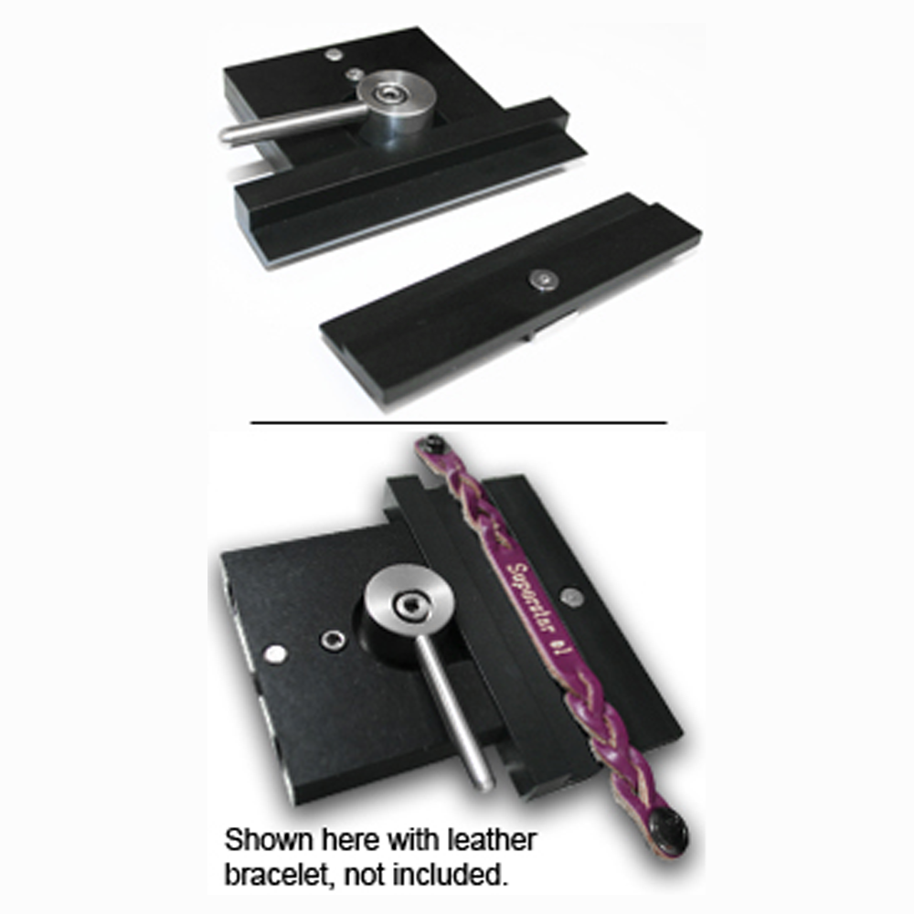 Quick Lock jigg Leather Bracelet