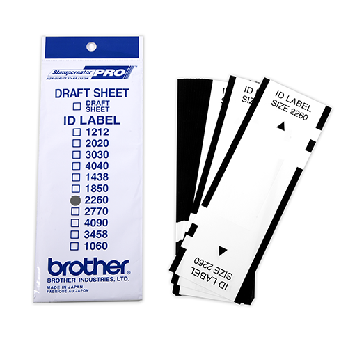 Sett med ID labels- 12 pk. 2260