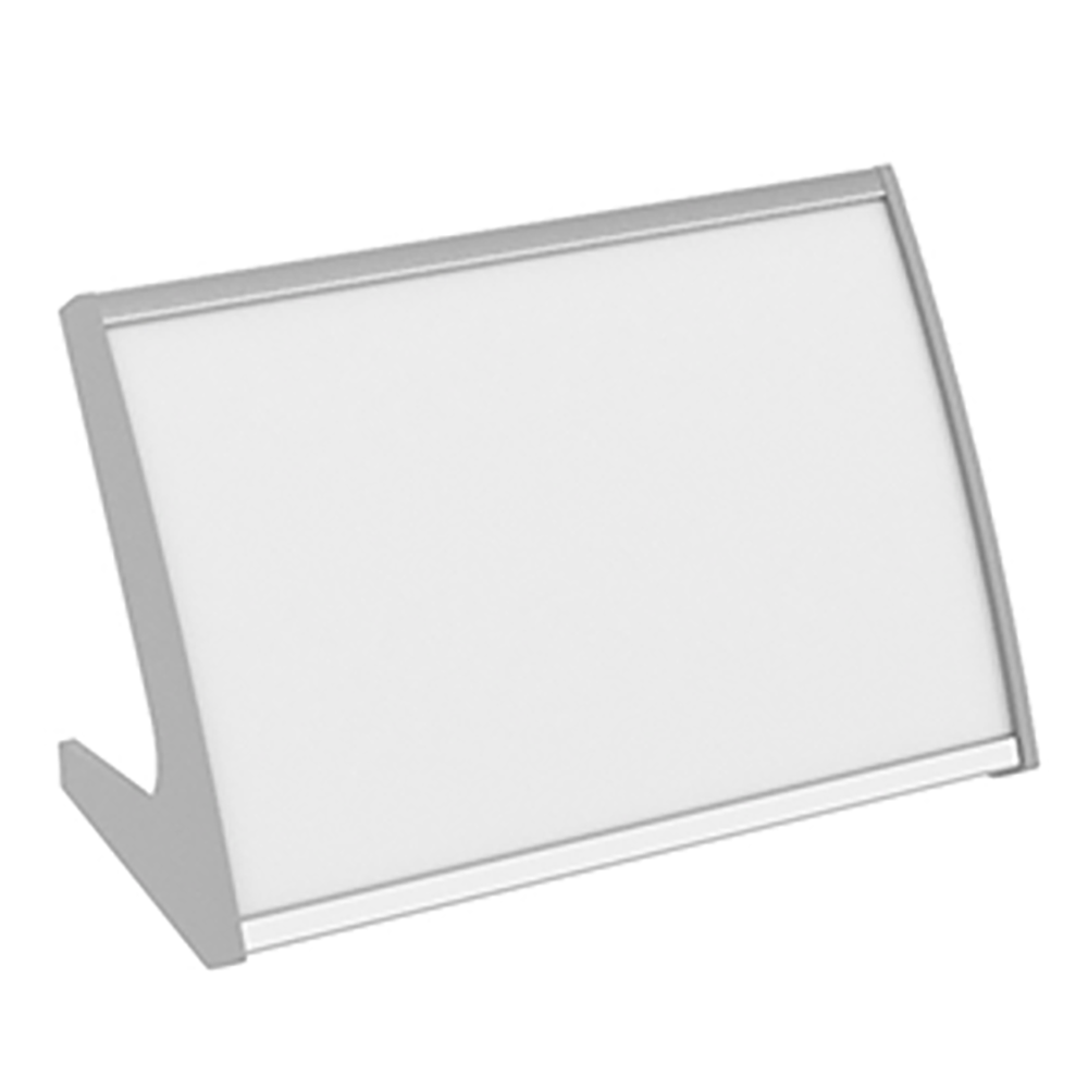 Strato Buet Bordskilt 74x105mm elok alu/grå