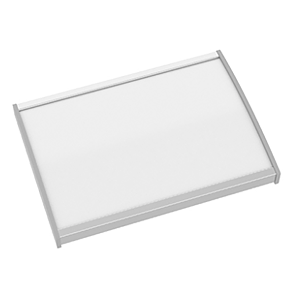 Strato Veggskilt 74x105mm DIN A7 elok alu/grå