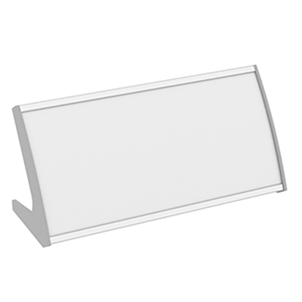 Strato Buet Bordskilt 74x150mm Elok alu/grå