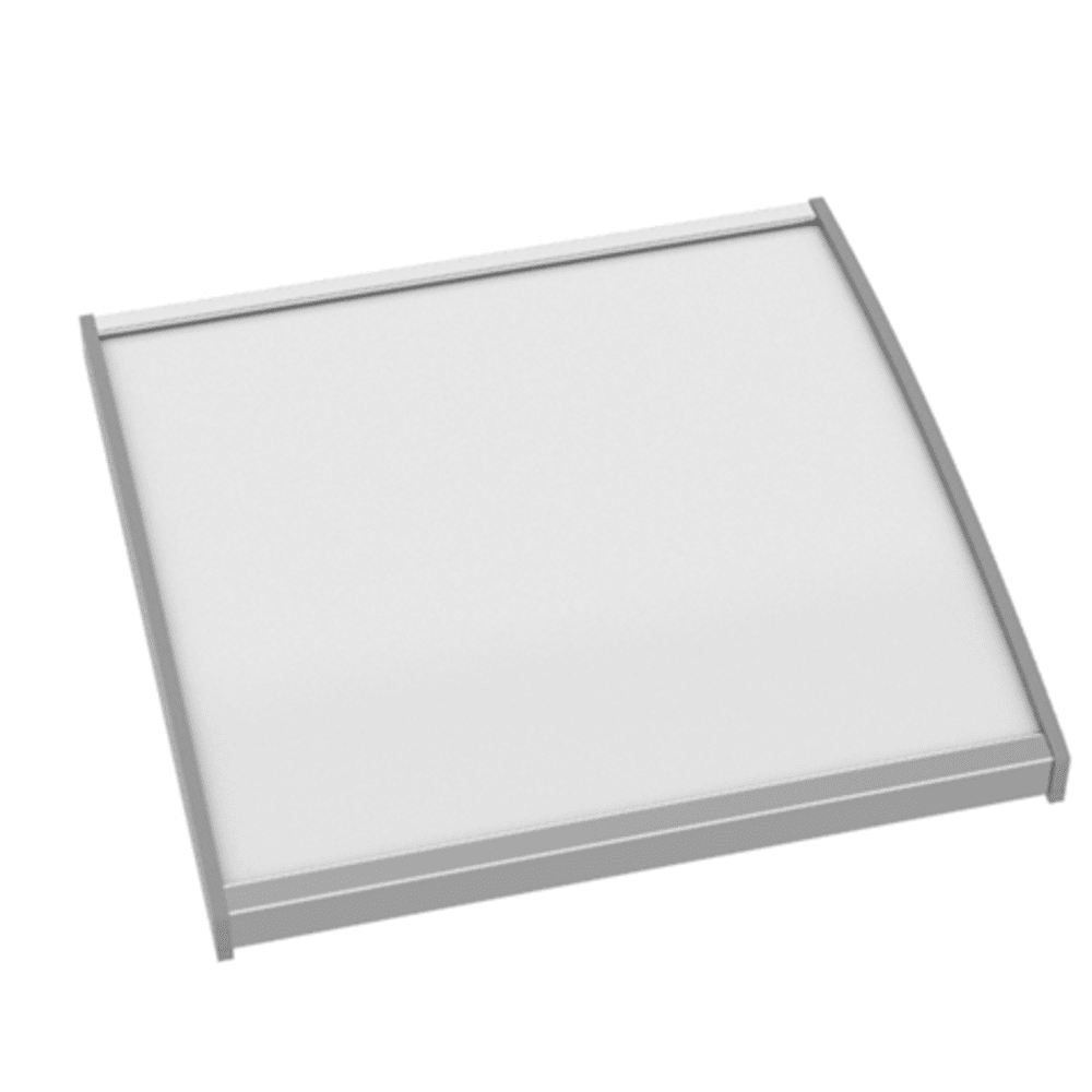 Strato Veggskilt 105x105mm elok alu/grå