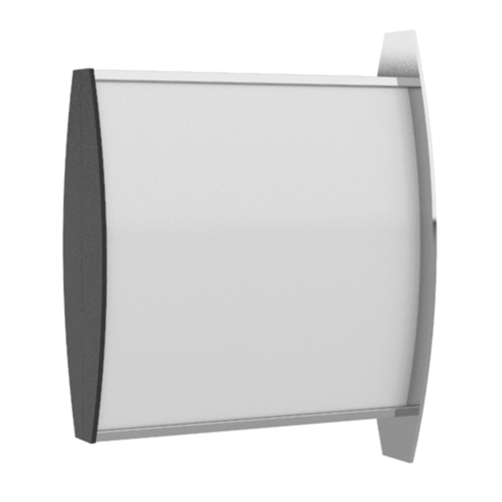 Strato Vingeskilt 105x148mmDIN A6 elok alu/Sort