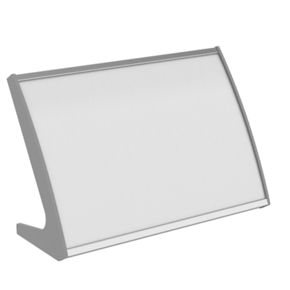 Strato Buet Bordskilt 105x148mm elok alu/grå