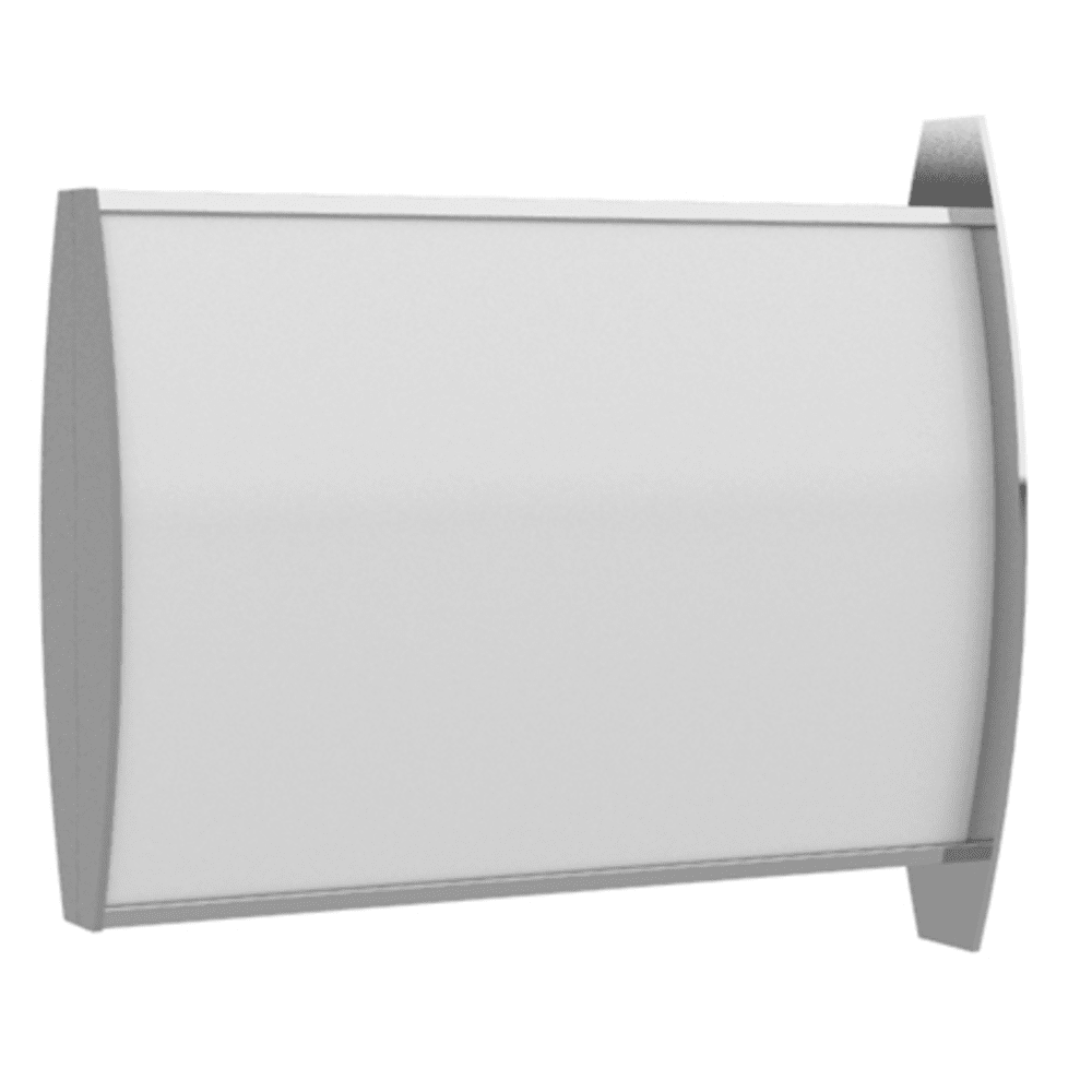 Strato Vingeskilt 105x210mm elok alu/grå