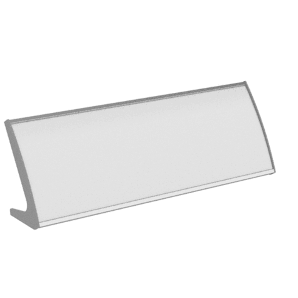 Strato Buet Bordskilt 105x297mm elok alu/grå