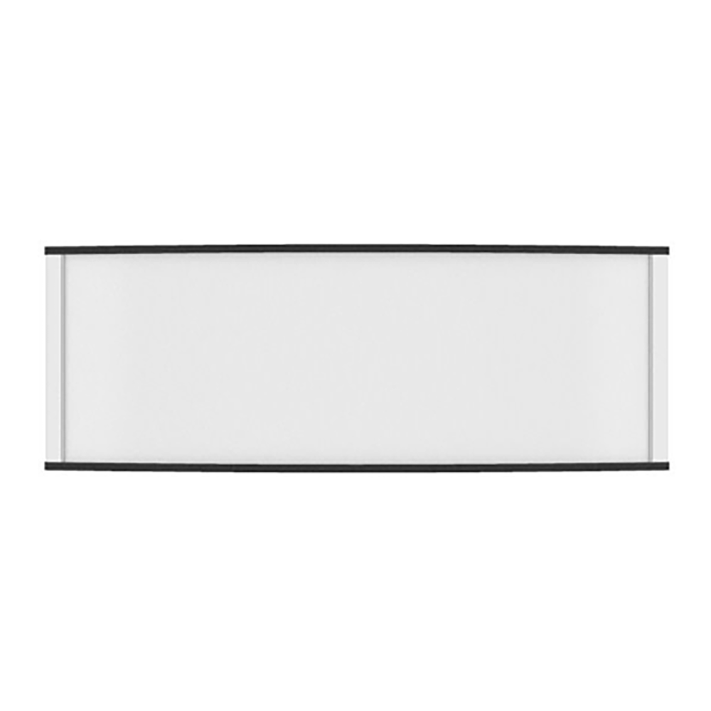 Strato Veggskilt 148x20mm Ledig/Opptatt Sorte ender