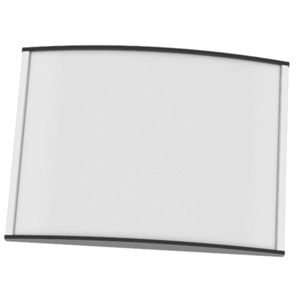 Strato Veggskilt 148x105mm DIN A6 elok alu/sort