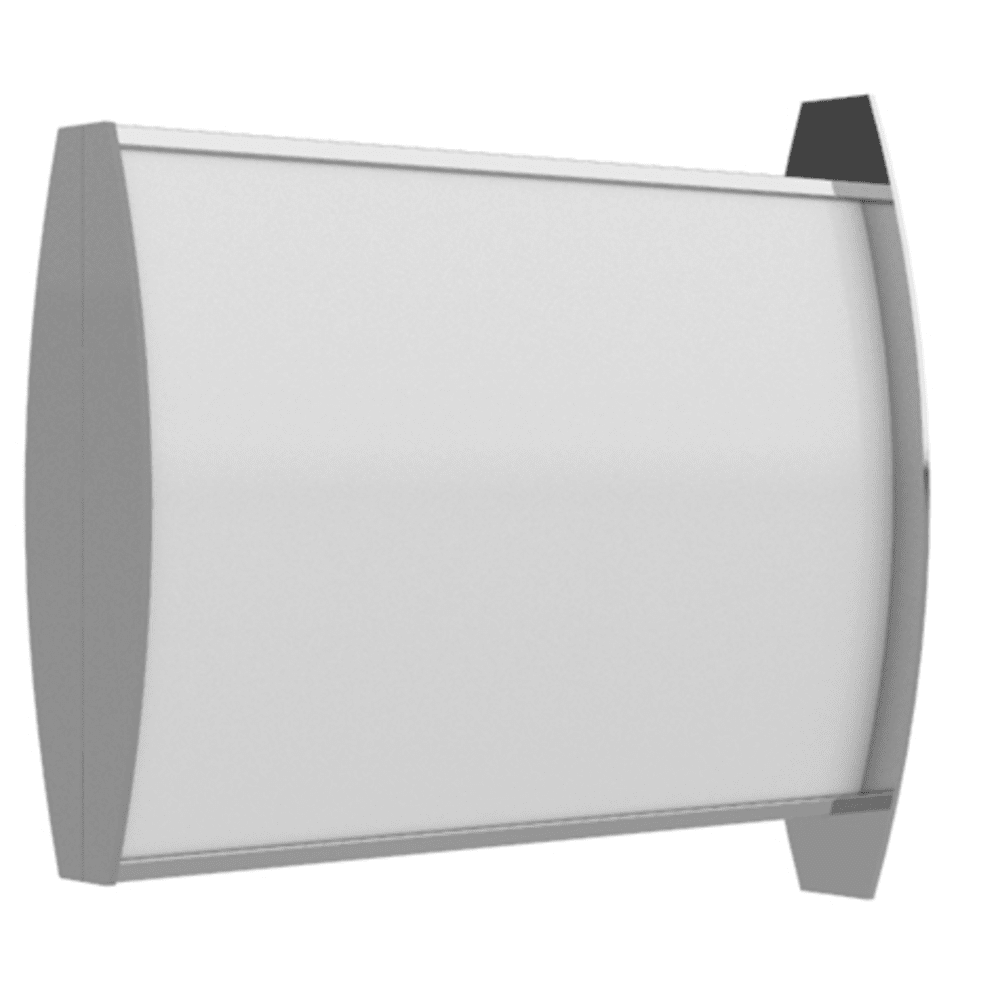 Strato Vingeskilt 148x210mmDIN A5 elok alu/grå