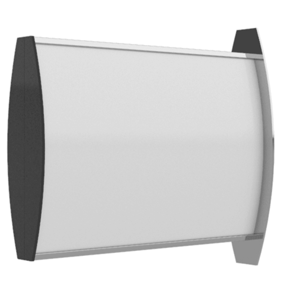 Strato Vingeskilt 148x210mmDIN A5 elok alu/Sort