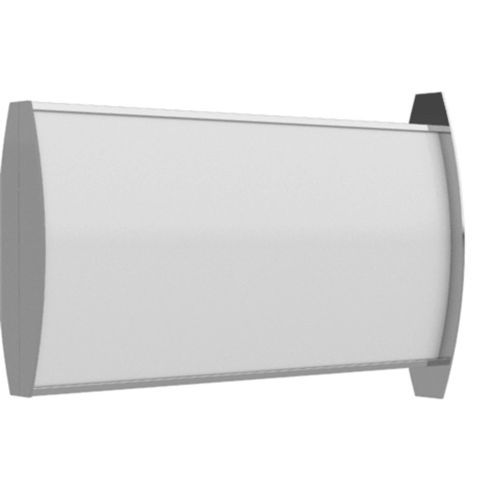 Strato Vingeskilt 148x297mm elok alu/grå