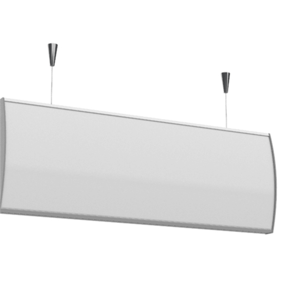 Strato Buet Hengeskilt 148x420mm elok alu/grå
