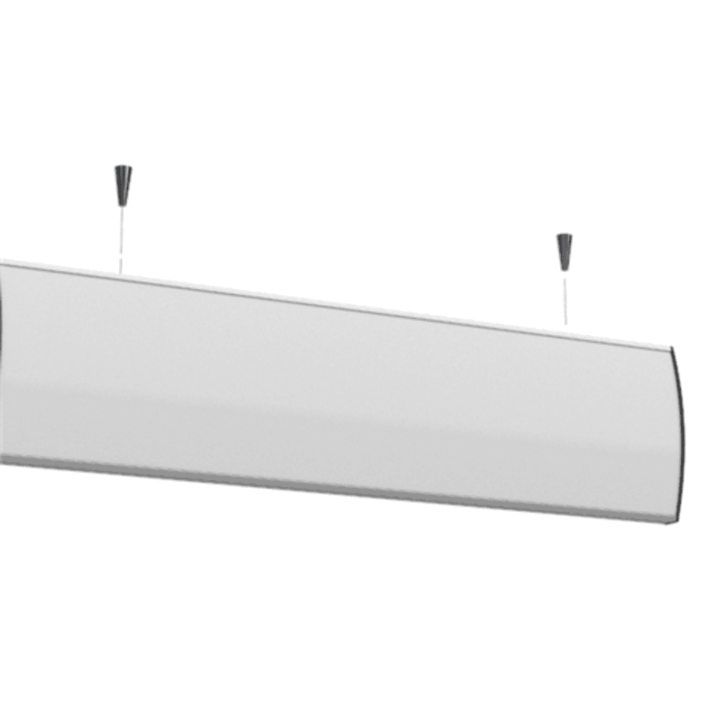 Strato Buet Hengeskilt 148x600mm elok alu/Sort Strato Buet Hengeskilt 148x600mm elok alu/Sort