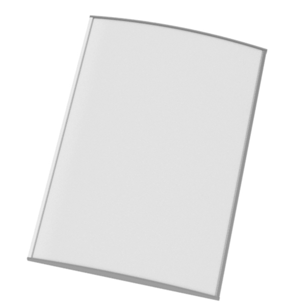 Strato Veggskilt 210x297mm DIN A4 elok alu/grå