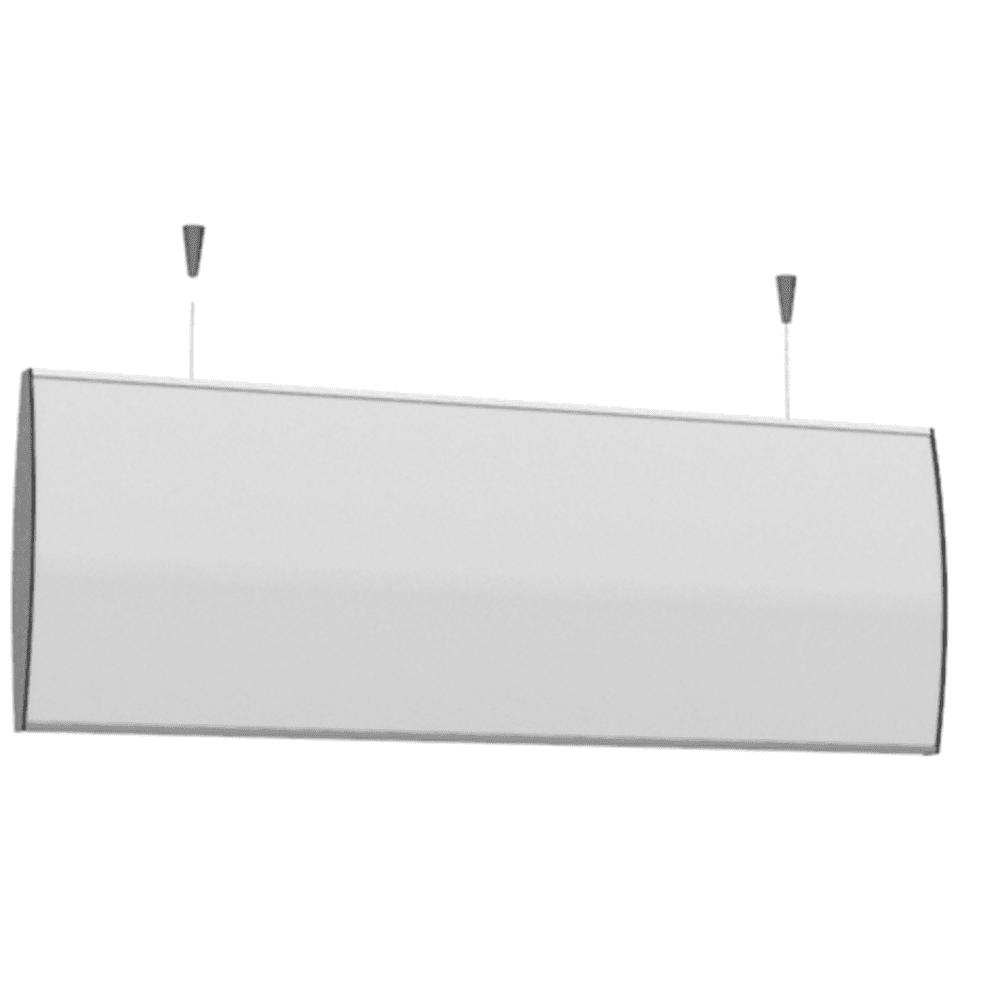 Strato Buet Hengeskilt 210x600mm elok alu/Sort