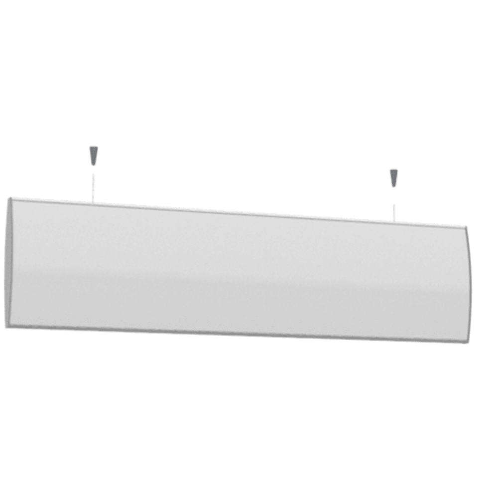 Strato Buet Hengeskilt 210x840mm elok alu/grå