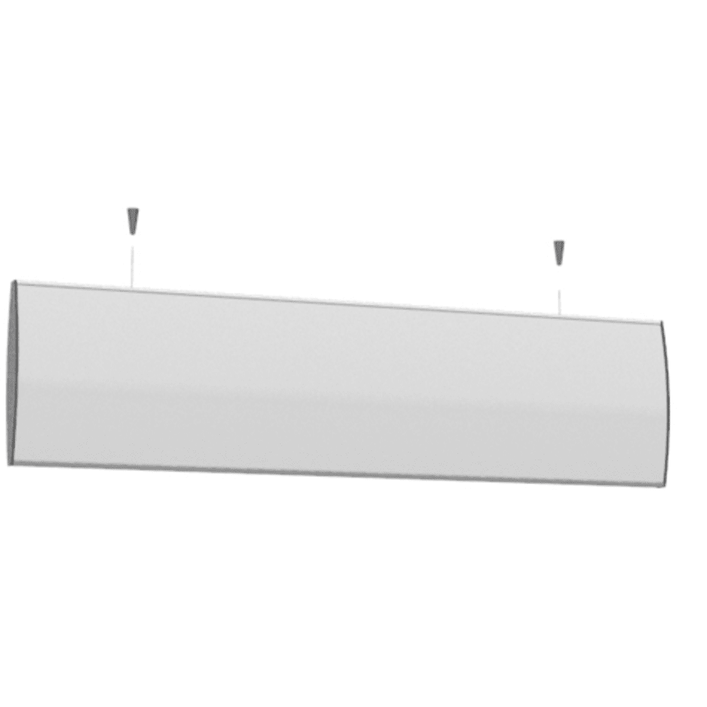 Strato Buet Hengeskilt 210x840mm elok alu/Sort