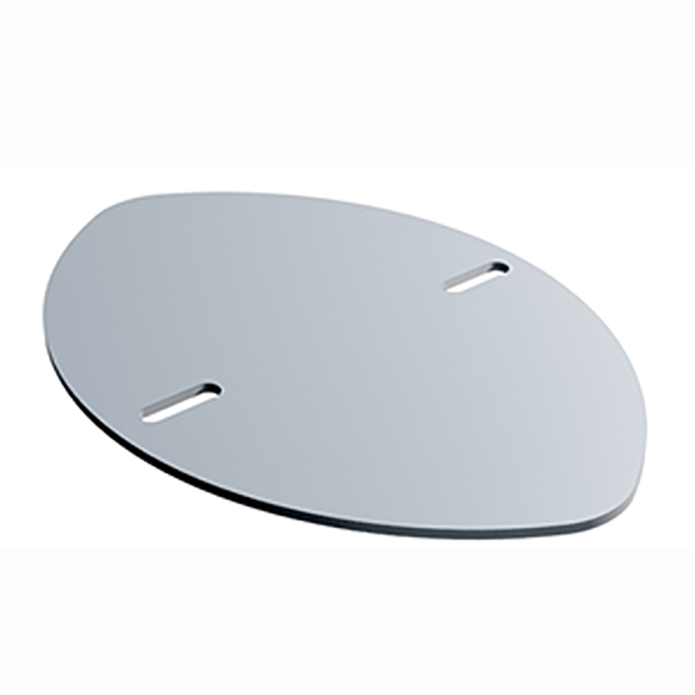 Gulvplate (Oval) til Tekstil Ramme/Display 450x300x6mm