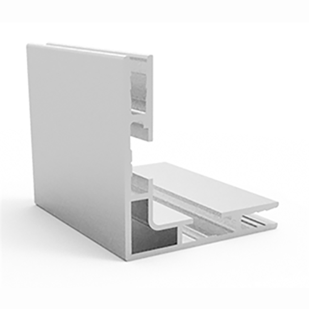 Tekstil LED Profil ensidig 50x50 mm, 6,1 mtr