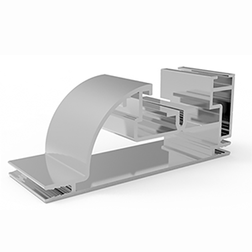 Tekstil LED Profil ensidig 120x48mm, 6,1mtr (edgelit)
